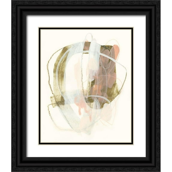 Vess, June Erica 26x32 Black Ornate Wood Framed with Double Matting Museum Art Print Titled - Hyacinth Gesture III