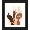 thumbnail image 1 of Vess, June Erica 26x32 Black Ornate Wood Framed with Double Matting Museum Art Print Titled - Reach and Rise II, 1 of 4
