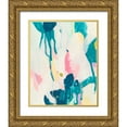 thumbnail image 1 of Vess, June Erica 26x32 Gold Ornate Wood Framed with Double Matting Museum Art Print Titled - Bright Vibe I, 1 of 4