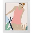 thumbnail image 1 of Vess, June Erica 26x32 White Modern Wood Framed Museum Art Print Titled - Femme Moderne IV, 1 of 4