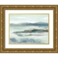thumbnail image 1 of Vess, June Erica 32x25 Gold Ornate Wood Framed with Double Matting Museum Art Print Titled - Soft Shores I, 1 of 4