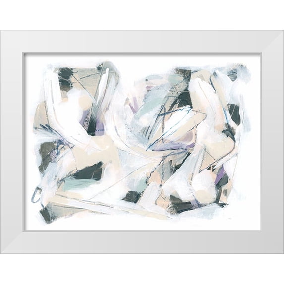 Vess, June Erica 32x25 White Modern Wood Framed Museum Art Print Titled - Arctic Helix I