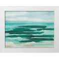 thumbnail image 1 of Vess, June Erica 32x25 White Modern Wood Framed Museum Art Print Titled - Mint Surf I, 1 of 4
