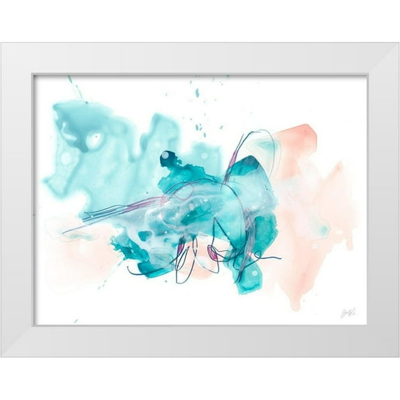 Vess, June Erica 32x25 White Modern Wood Framed Museum Art Print Titled - Pileus I