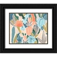 thumbnail image 1 of Vess, June Erica 32x26 Black Ornate Wood Framed with Double Matting Museum Art Print Titled - Meadow Gala II, 1 of 4