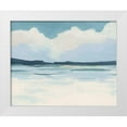 thumbnail image 1 of Vess, June Erica 32x26 White Modern Wood Framed Museum Art Print Titled - Cream Coastline I, 1 of 4