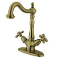 thumbnail image 1 of Vessel Sink Faucet  Antique Brass, 1 of 1