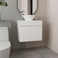 thumbnail image 1 of Vessel Sink Vanity Manchester  Engineered Wood White, 1 of 8
