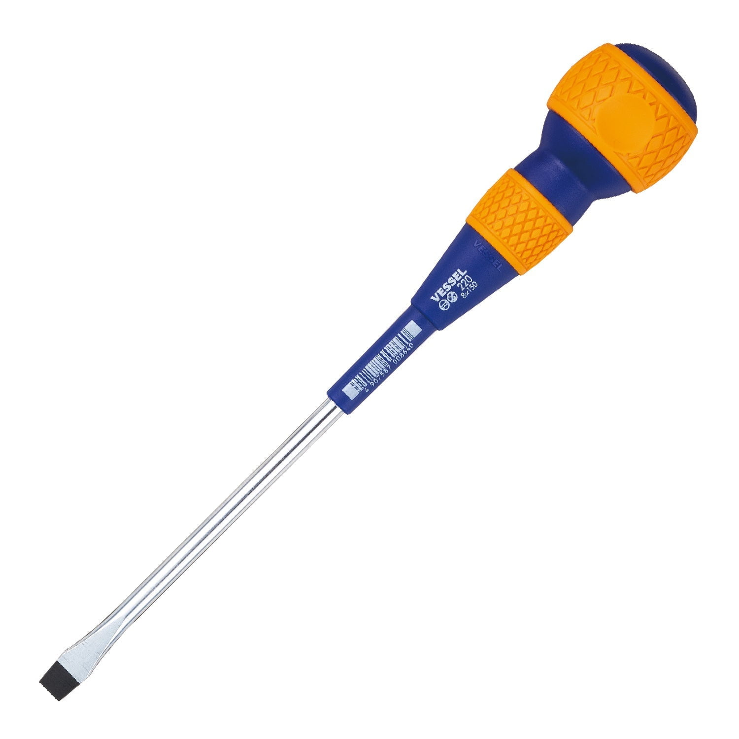 VESSEL 220S8150 - BALL GRIP Screwdriver No.220 -8x150 1EA - Walmart.com
