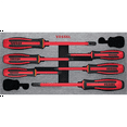 thumbnail image 1 of Vessel Tools No.960 Megadora Insulated Screwdriver 6pcs set EVA, 1 of 2
