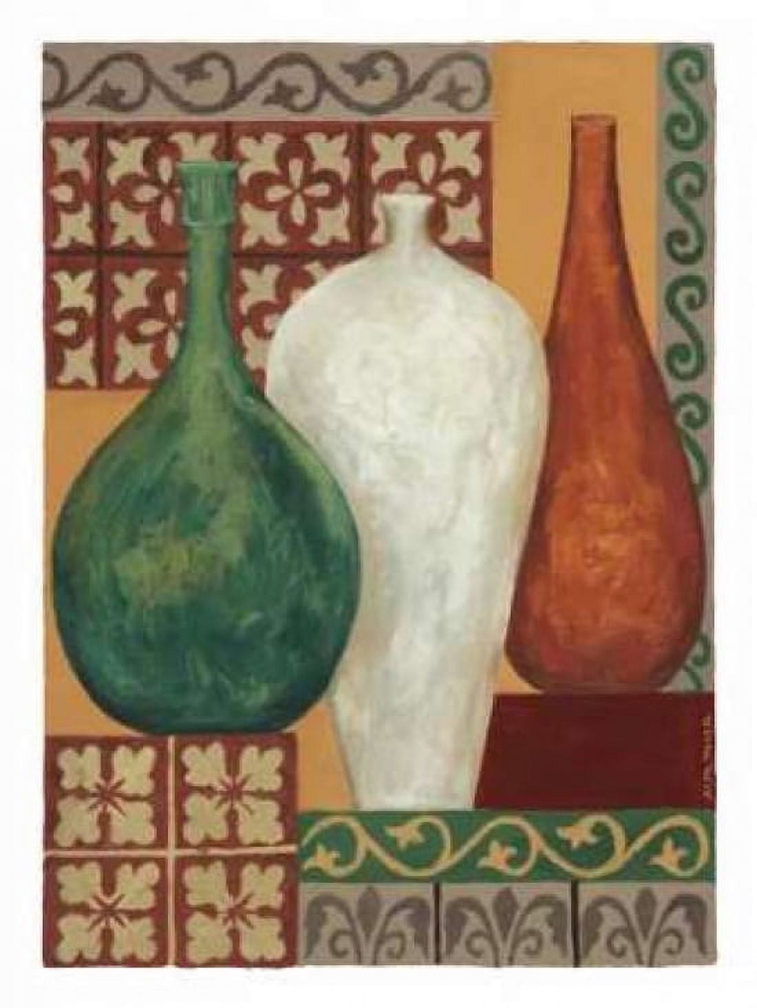 Vessels and Tiles I Canvas Art - Eva Misa (18 x 24)