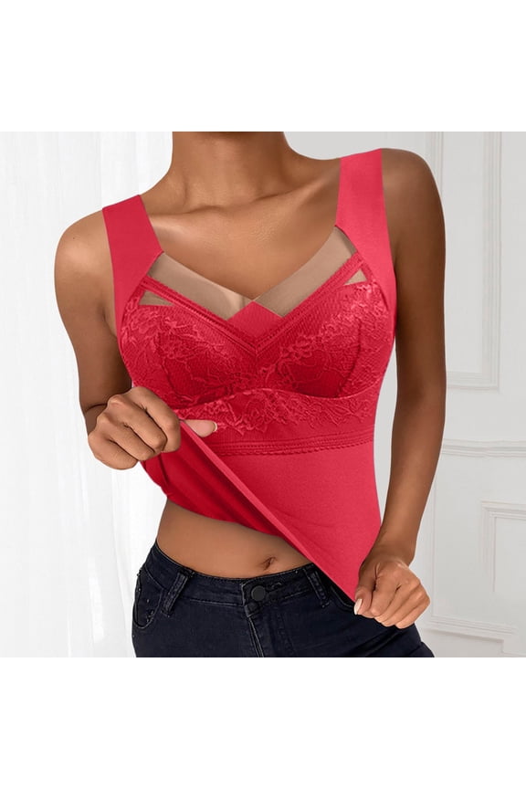 Vest With Bra Pads Padded Thickened Body Autumn Bra Top De Velvet Non Marking Self Heating Thermal Underwear Female Thermals for Women Cold Weather plus Size Tops Climate Right Women Thermal