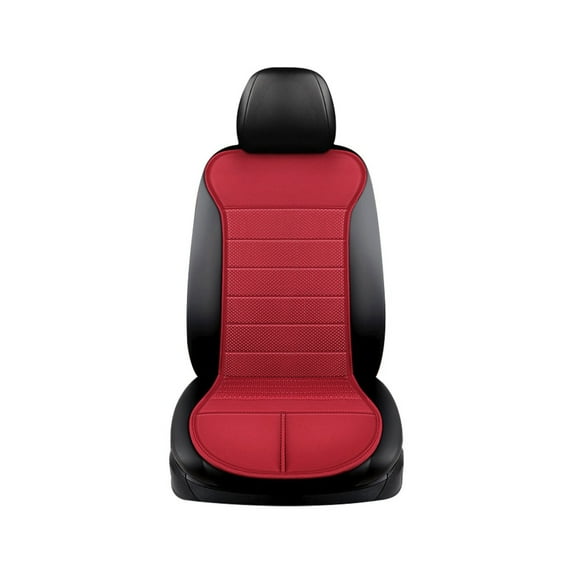 Vest Car Heated Cushion - PU Leather, 12v/24v, Fast Heating (30s), for Winter/Driving, Back/ Warmth