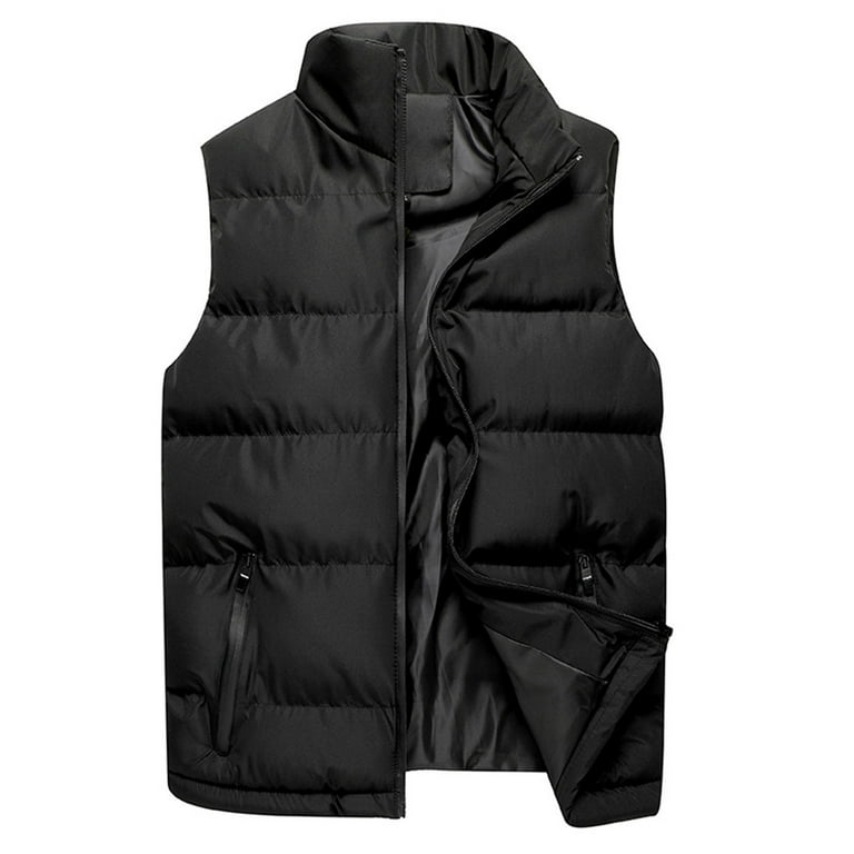 Vest Casual Running Vest for Men Outdoor Loose Chaleco Para Hombre Men s Down Warmth Simple Vest Vest Walmart
