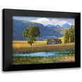 thumbnail image 1 of Vest, Chris 14x12 Black Modern Framed Museum Art Print Titled - Miller House, 1 of 5