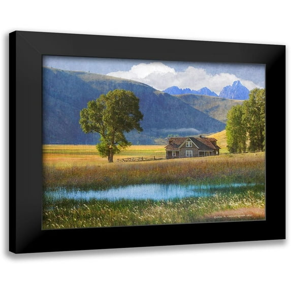 Vest, Chris 14x12 Black Modern Framed Museum Art Print Titled - Miller House