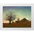 thumbnail image 1 of Vest, Chris 14x12 White Modern Wood Framed Museum Art Print Titled - Barn on the Hill, 1 of 4