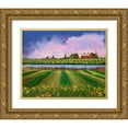 thumbnail image 1 of Vest, Chris 32x26 Gold Ornate Wood Framed with Double Matting Museum Art Print Titled - Idyllic Farm II, 1 of 4