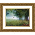 thumbnail image 1 of Vest, Christopher 24x19 Gold Ornate Wood Framed with Double Matting Museum Art Print Titled - Cottonwood Fog, 1 of 4