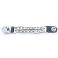 thumbnail image 1 of Daniel Smart Motorcycle Vest Extender - Silver Double Chain Biker Vest Extender with Butterfly Design & Snap Button 1-PCS, 1 of 2