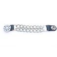 thumbnail image 1 of Daniel Smart Motorcycle Vest Extender - Silver Double Chain Biker Vest Extender with Butterfly Design & Snap Button 1-PCS, 1 of 2
