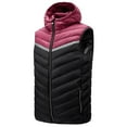 thumbnail image 1 of Vest For Men Sevevn Men's Hooded Padded Jacket Lightweight Zipper Puffer Vest Jacket, 1 of 8