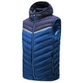 thumbnail image 1 of Vest For Men Sevevn Men's Hooded Padded Jacket Lightweight Zipper Puffer Vest Jacket, 1 of 8