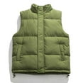 thumbnail image 1 of Vest For Men Winter Sevevn Men's Puffer Vest Stand Collar Quilted Sleeveless Jacket Outerwear, 1 of 3