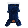 thumbnail image 1 of Vest Fuzzy Thick Sherpa Dog Coat Turtleneck Sweater Puppy Winter Clothes Doggie Knitted Pet Cold Weather Doggy Pullover Jacket Cat Apparel, 1 of 7
