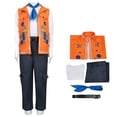 thumbnail image 1 of Vest Jacket Suits Halloween Costumes, Vest Top with Belt and Tie for Cosplay Party, Halloween Costumes for Anime Birthday Party, 1 of 9