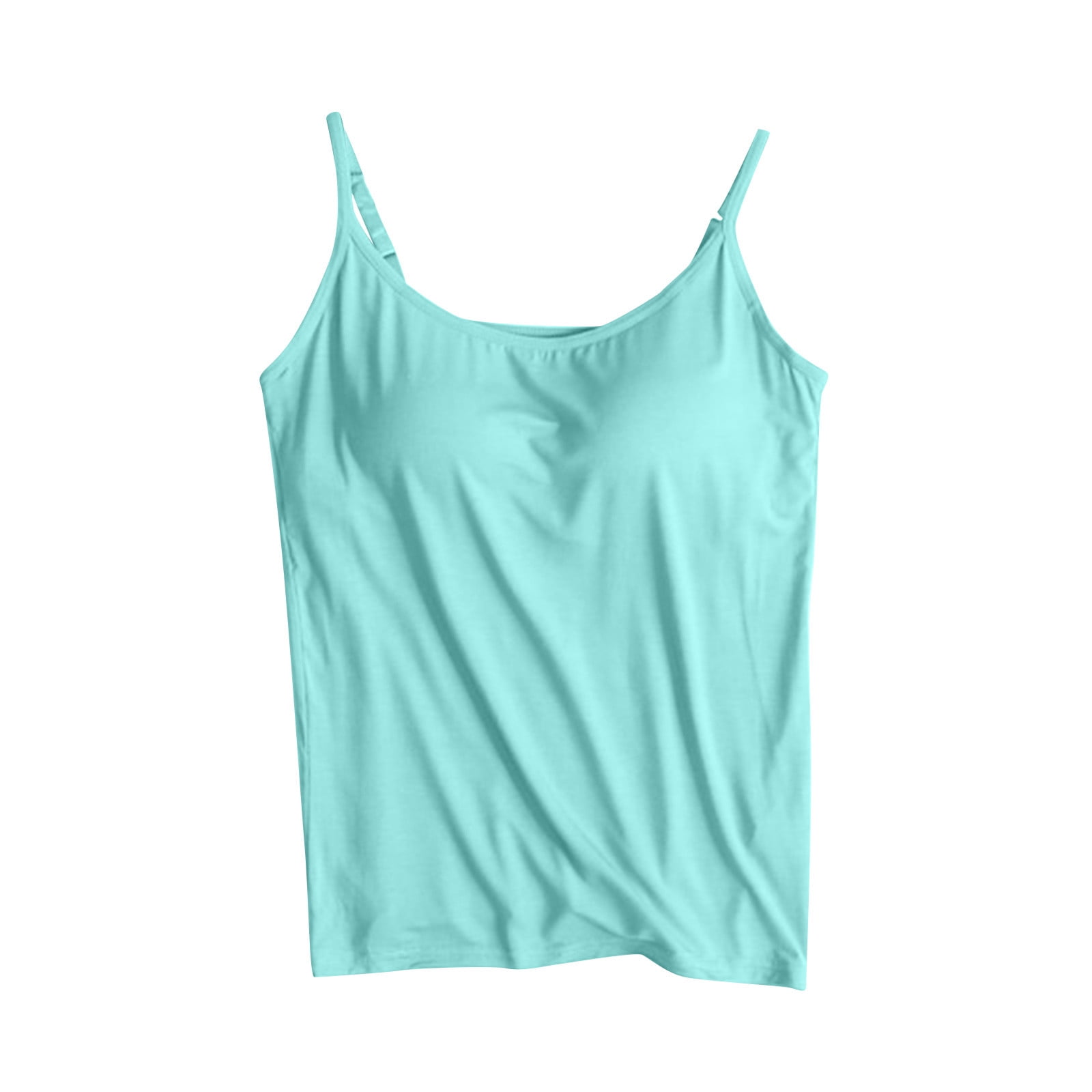 Vest Ladies Camisole with Chest Pad No Steel Rings Cup Body Bottom ...