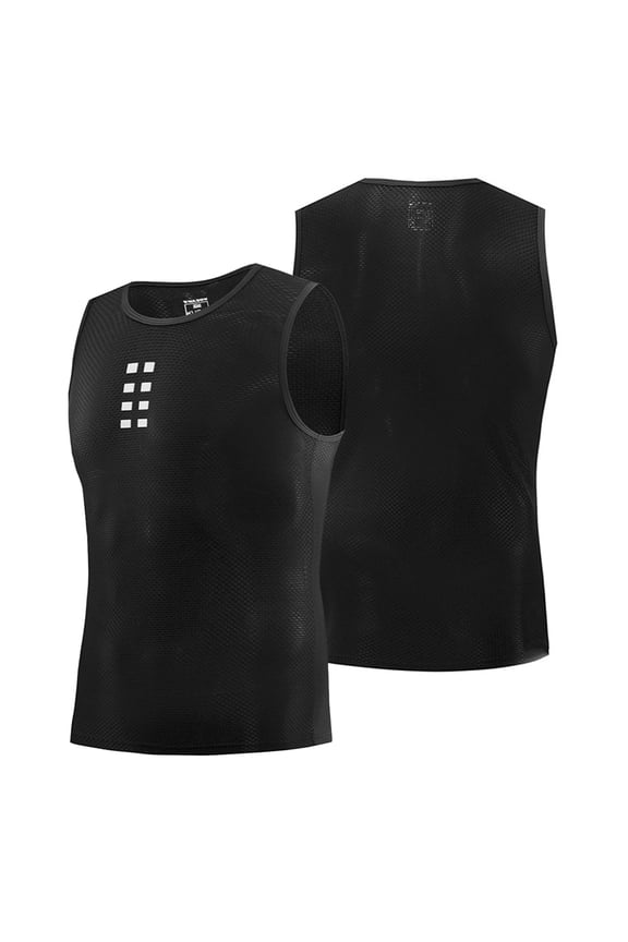 Vest,Quick Bike Fitness Undershirt Men's Sport Fitness Vest Breathable Sport Undershirt Quick Bike Layer Summer Bike Layer Men's Undershirt Quick Layer Summer Vest Eryue