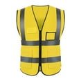 thumbnail image 1 of Vest Reflective Breathable Cloth Safety Protective Vest One Size Fits Most for Outdoor, 1 of 8
