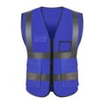 thumbnail image 1 of Vest Reflective Breathable Cloth Safety Protective Vest One Size Fits Most for Outdoor, 1 of 7