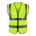 thumbnail image 1 of Vest Reflective Breathable Cloth Safety Protective Vest One Size Fits Most for Outdoor, 1 of 7
