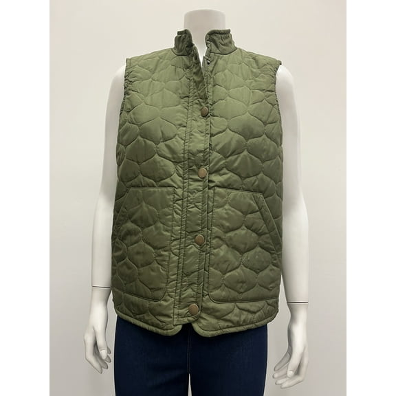 Vest , Sabrina Lauren , Olive , L