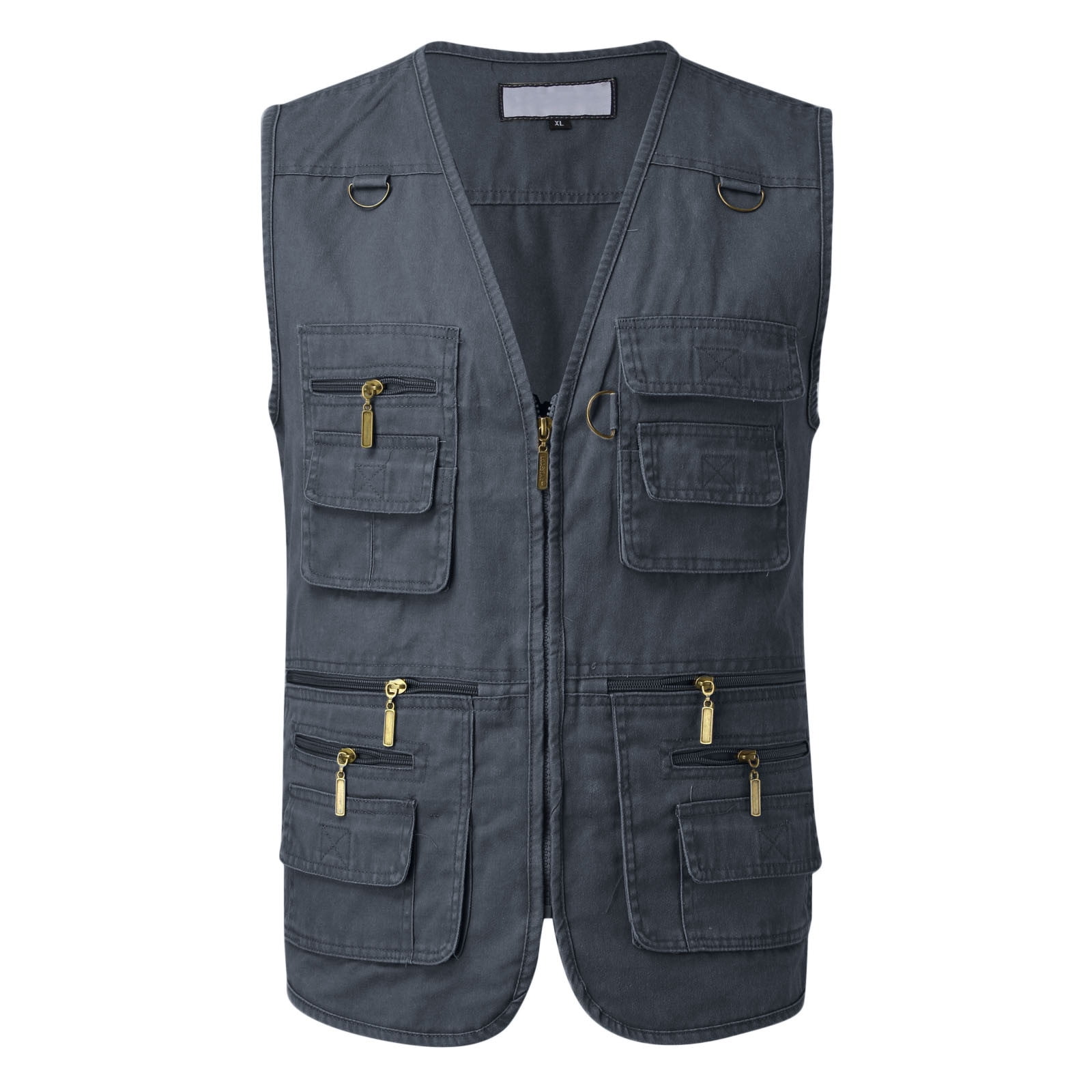 Vest Simple Work Vest Loose 2024 Travel Vest Men's Vests