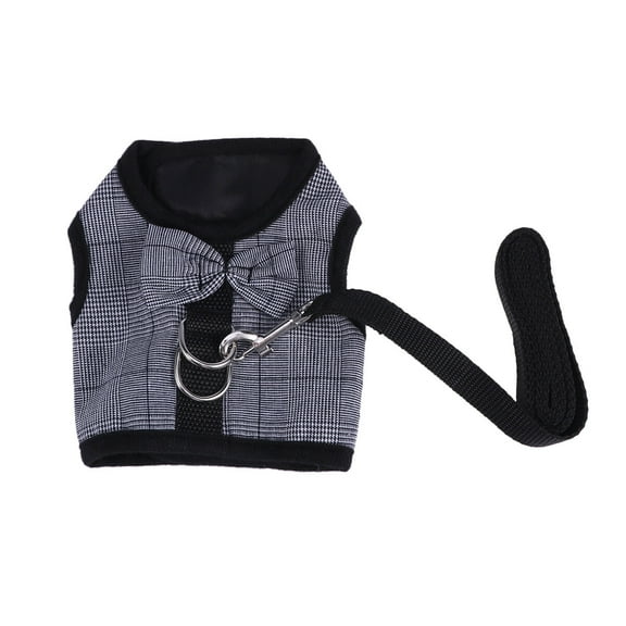 OATIPHO Small Pet Chest Strap Vest Style Harness Breathable Mesh Rope Leash for Rabbits Guinea Pigs and Small Animals