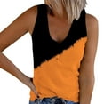 thumbnail image 1 of Vest Tops for Women Summer Casual Ribbed Sleeveless T Shirts Tanks Loose Comfy V Neck Henley Tops Camisole Trendy Cute Floral Printed Tank Tops Ladies Summer Tops Beach Cami Tops, 1 of 5