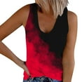 thumbnail image 1 of Vest Tops for Women Summer Casual Ribbed Sleeveless T Shirts Tanks Loose Comfy V Neck Henley Tops Camisole Trendy Cute Floral Printed Tank Tops Ladies Summer Tops Beach Cami Tops, 1 of 5