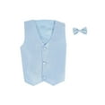 thumbnail image 1 of Vest and Clip On Baby Boy Bowtie set - LIGHT BLUE - S/M (0-12 Months), 1 of 2