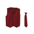 thumbnail image 1 of Vest and Clip On Baby Boy Necktie set - BURGUNDY - 2T/3T, 1 of 2