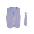 thumbnail image 1 of Vest and Clip On Baby Boy Necktie set - LILAC - L/XL (12-24 Months), 1 of 1