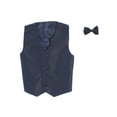 thumbnail image 1 of Vest and Clip On Boy Bowtie set - NAVYBLUE - 12/14, 1 of 2