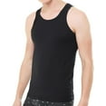 thumbnail image 1 of Vest for Man Fall Summer Crew Neck Spandex Work Out Gym Running Thin Camisole Tank Plain Tops Vests Mens 2025 Soft Comfy Clothes Fashion, 1 of 3