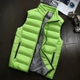 thumbnail image 1 of Vest for Men Plus Size,Men's Winter Warm Down Puffer Vests Clearance Sale Outdoor Casual High Collar Sleeveless Jacket Vest with Zipper Pockets M-5XL, 1 of 4