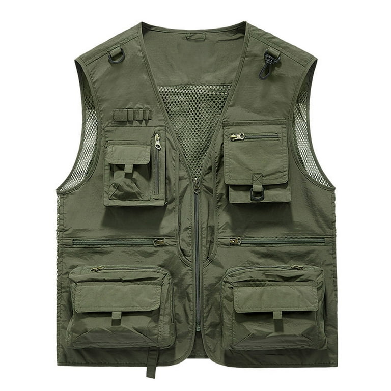 Army green vest mens hotsell