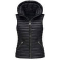 thumbnail image 1 of Vest for Women Hemlock Unisex Casual Solid Vest Zipper Pocket Loose Sleeveless Jacket Hooded Coat Vest, 1 of 2