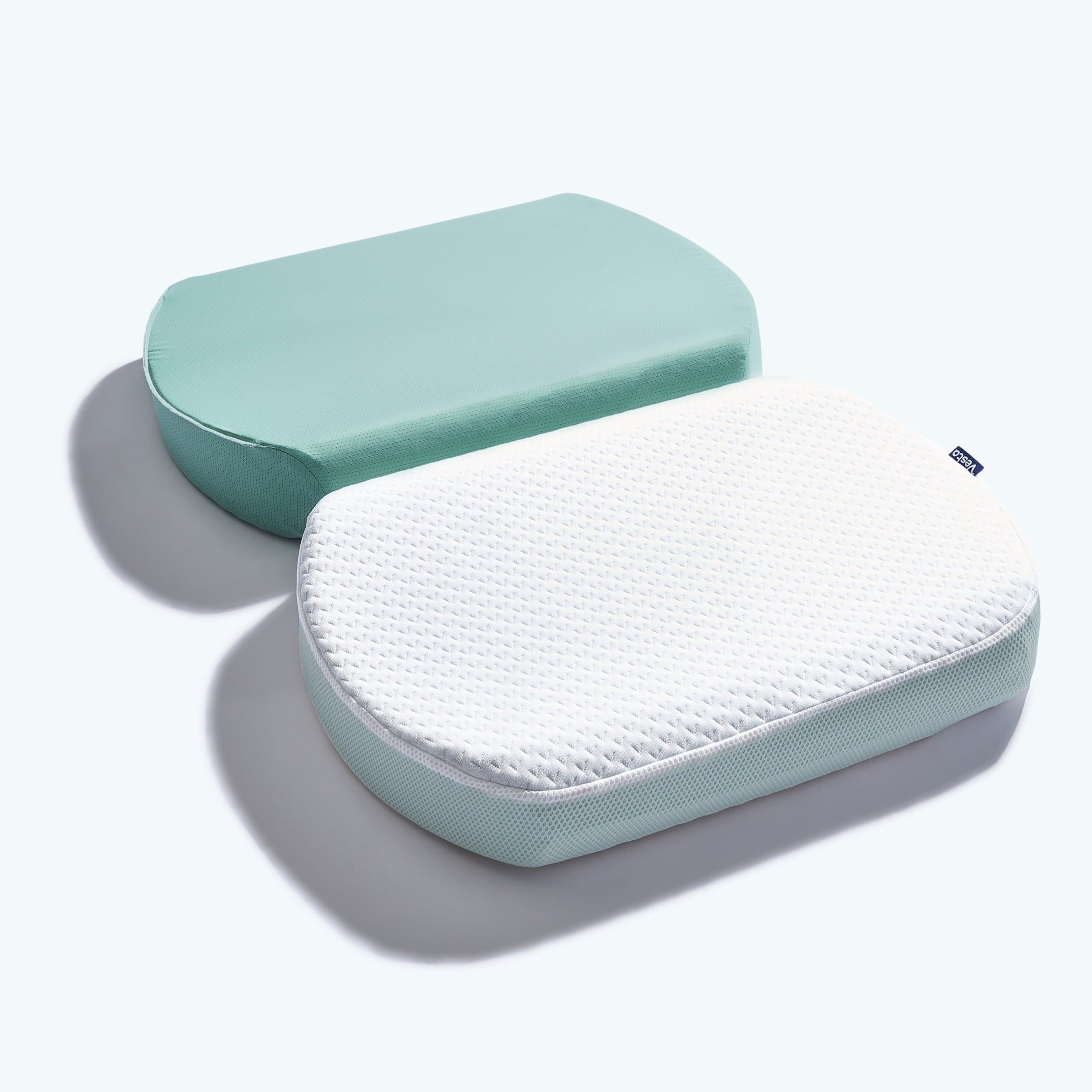 Vesta Cooling Silicone Lowloft Pillow Ergonomic Pillow for Neck