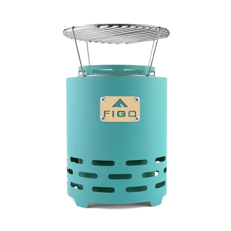 Vesta XL Tabletop Fire Pit – Smokeless Firepit 9" with Premium Carry Bag, Fire Pit Mat, Stainless Steel Lid, Removable Ash Tray, Fire Poker – Portable Fire Pit for Camping, Outdoor, Home & Patio